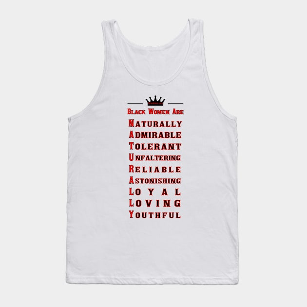 Black Women Are Tank Top by Afroditees